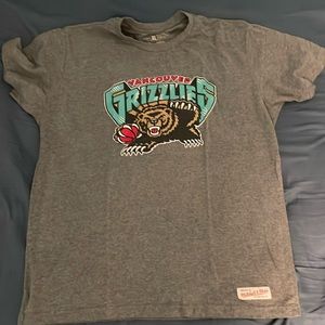 Mitchell & Ness Vancouver Grizzlies T-Shirt Gray XL 90s
